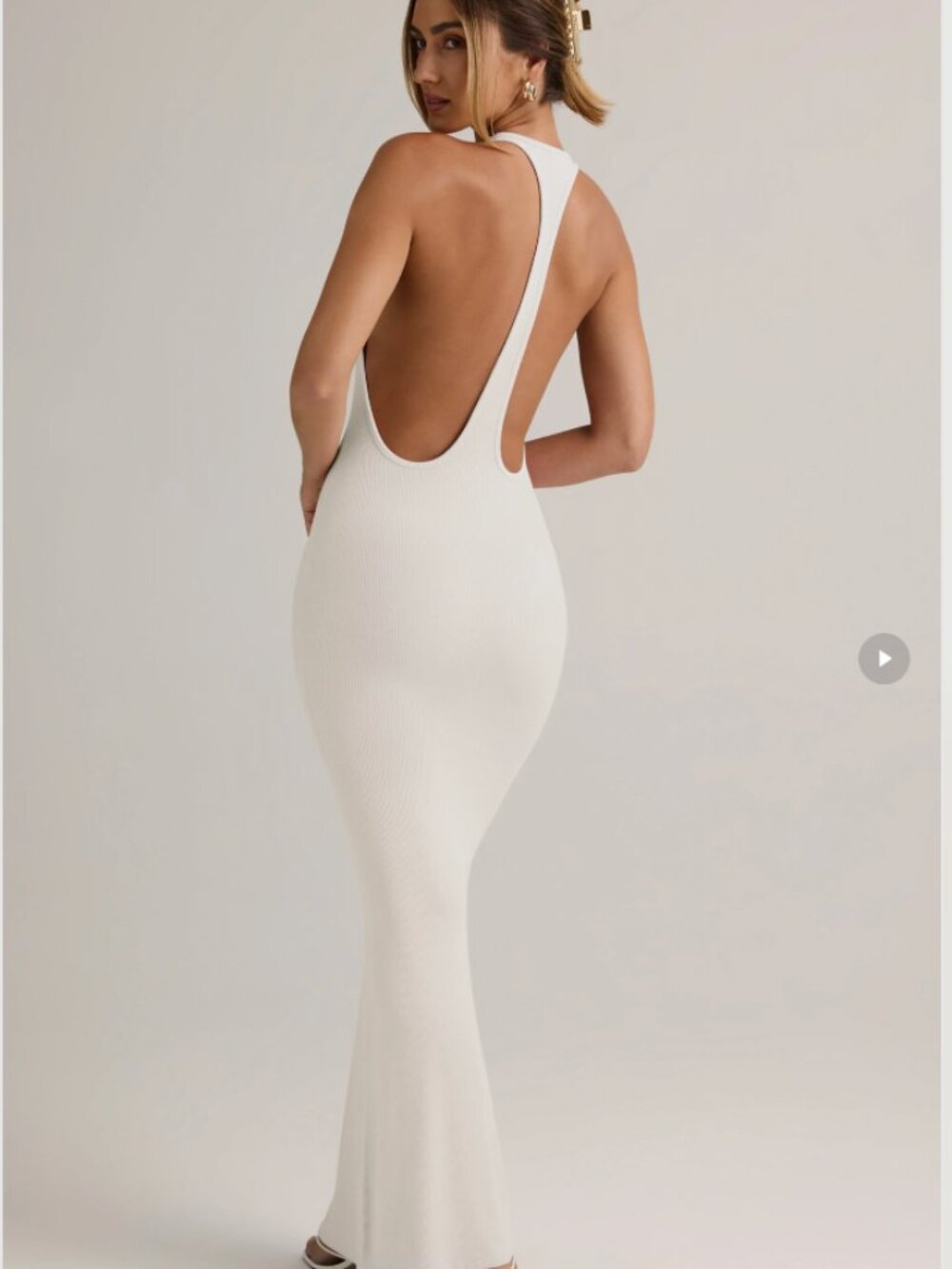 IMELDA DRESS- WHITE - Picture 3 of 3
